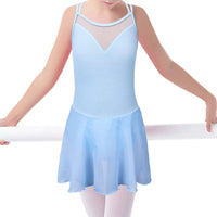 Girls Ballerina Ballet Dress Rhinestone Bow Dress BENNYS 