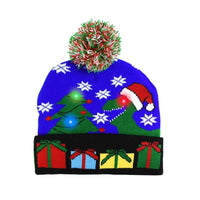 LED Christmas Light Up Knitted Hat  Gift for Kids BENNYS 