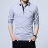 Men's Long sleeves  New Fashion Cotton Masculine Business Casual Fitted Shirt BENNYS 