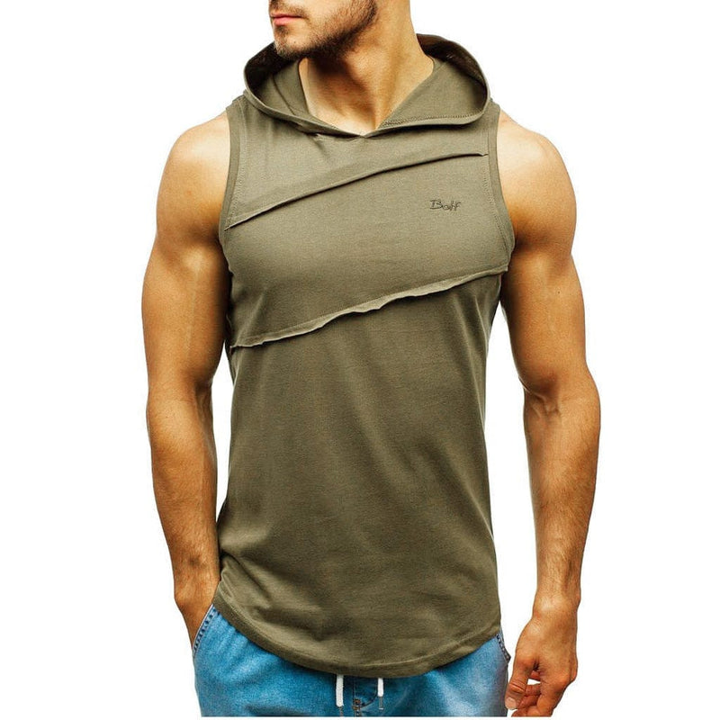 Men's tank top fitness Hooded gym clothing BENNYS 