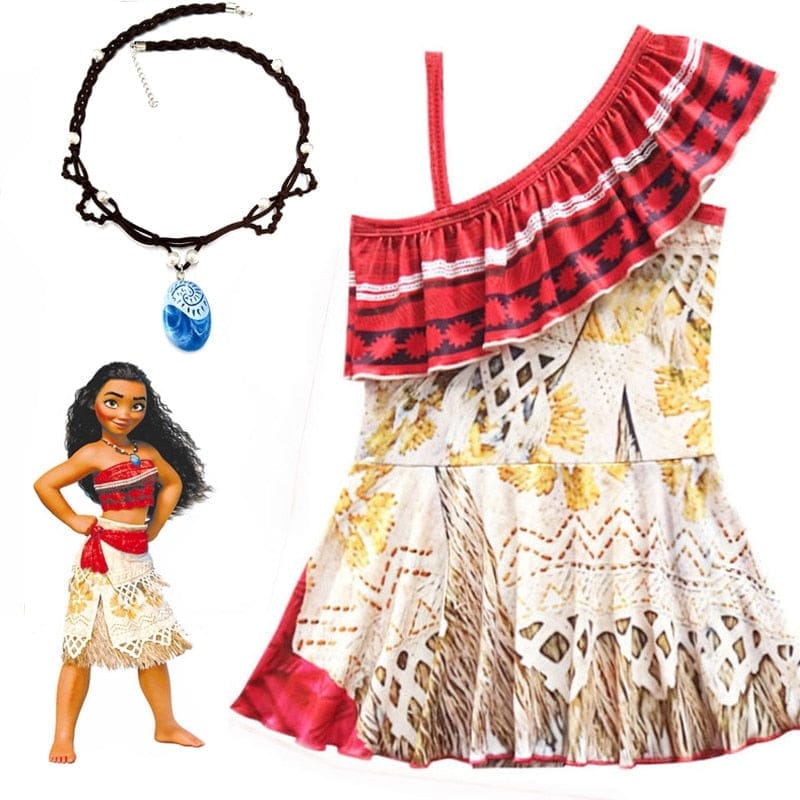 Moana Cosplay Costume for Kids  Princess Dress for Halloween BENNYS 