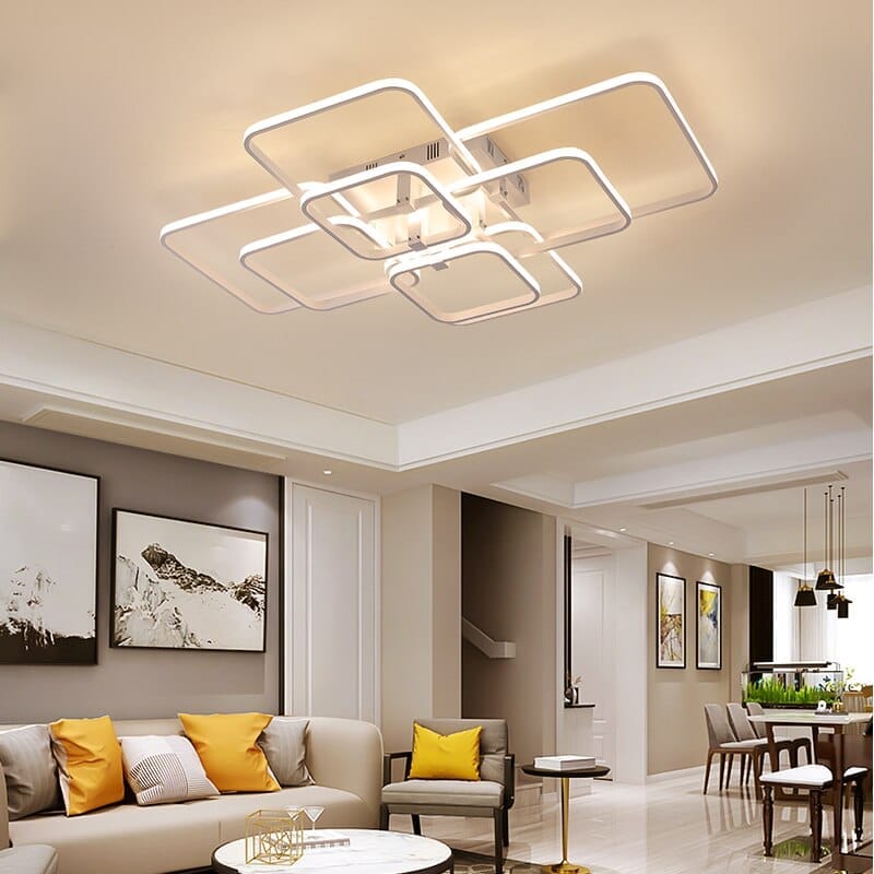 NEO Gleam Rectangle Acrylic Aluminum Modern Led ceiling lights BENNYS 