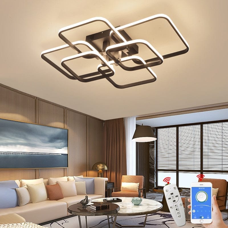 NEO Gleam Rectangle Acrylic Aluminum Modern Led ceiling lights BENNYS 