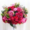 New 35/45/50CM Silk Rose Hydrangea Peonies Artificial Flower Ball Centerpieces BENNYS 