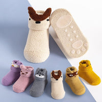 Newborn Baby's Winter Socks Rubber Cotton Warm Socks Kids Anti Slip Socks BENNYS 