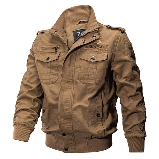 Plus Size Military Jacket Men Spring & Fall Cotton Jacket Male 6XL BENNYS 