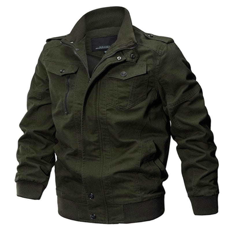 Plus Size Military Jacket Men Spring & Fall Cotton Jacket Male 6XL BENNYS 