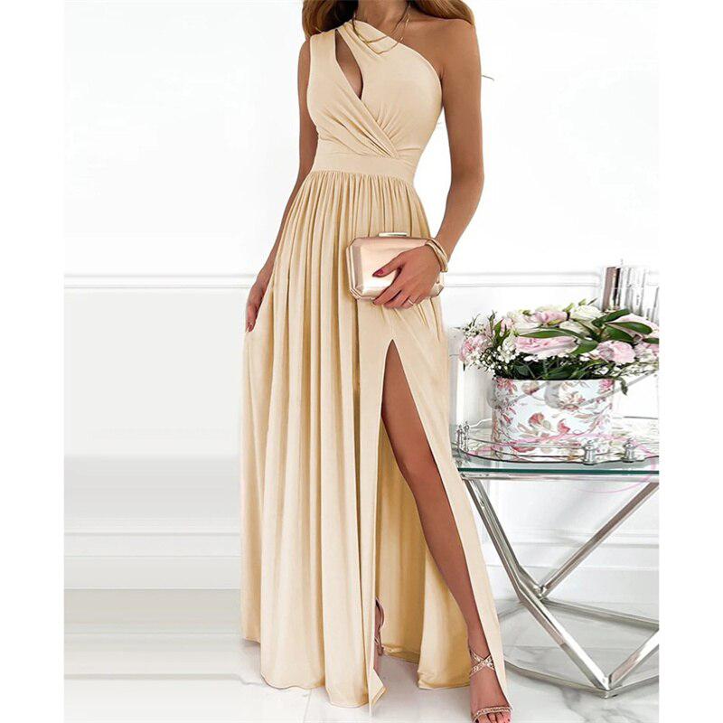 Women's Maxi Length Slit Formal Dress