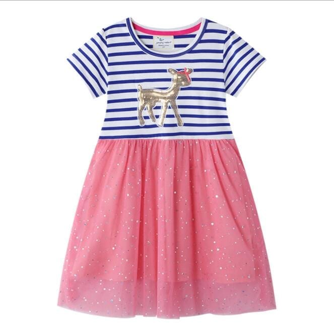 Summer Girls Dress For Kids Dresses toddler rainbow unicorn dress BENNYS 
