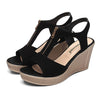 Summer Women Shoes Black Peep Toe Ladies Sandals BENNYS 