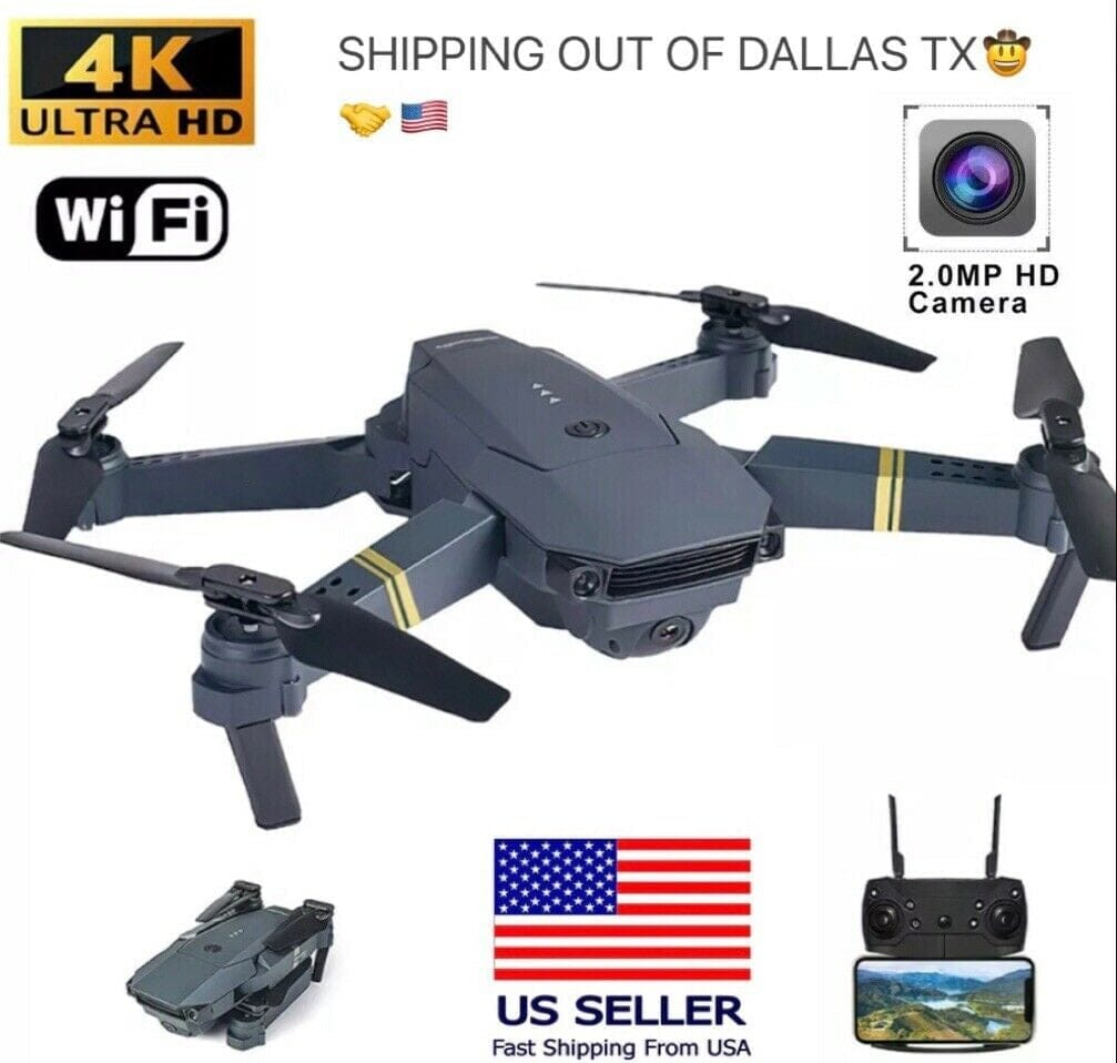 TACTICAL DRONE X Pro WIFI FPV 4K HD Camera Foldable Selfie RC Quadcopter BENNYS 