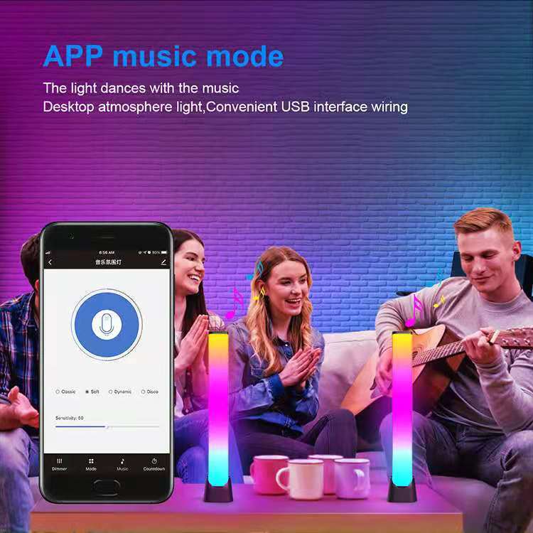 TUYA Smart APP Controls Symphony Sound Control Desktop Music Atmosphere Light BENNYS 
