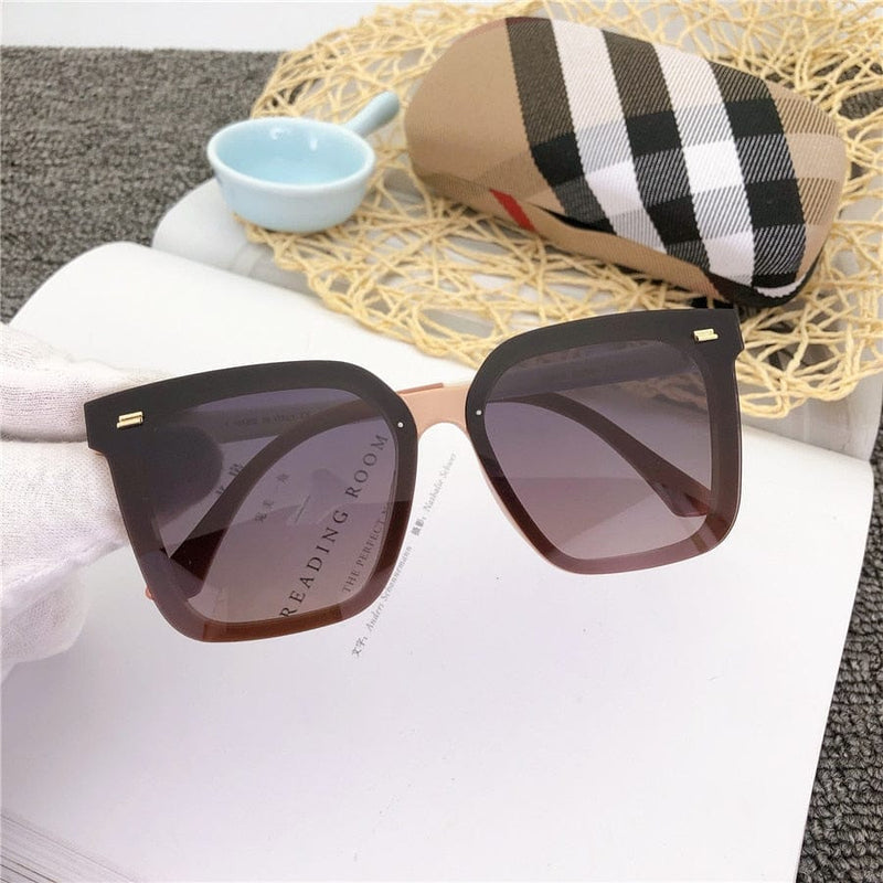 Vintage Polarized Square Sunglasses Ladies Luxury Brand Fashion Sunglasses BENNYS 