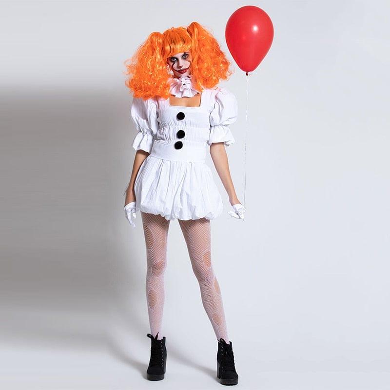 Women Clown Costume Girl Pennywise Costume BENNYS 