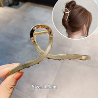 Women Geometric Hair Claw Girls Clamps Fashion Metal Hair Clip BENNYS 