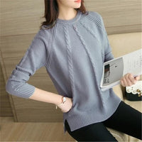 Women Sweaters And Pullovers Autumn Winter Long Sleeve Knitted Sweater BENNYS 