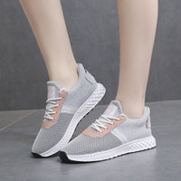 Women's Gym  Casual Shoes Fashion Breathable Walking Mesh Flat Shoes BENNYS 