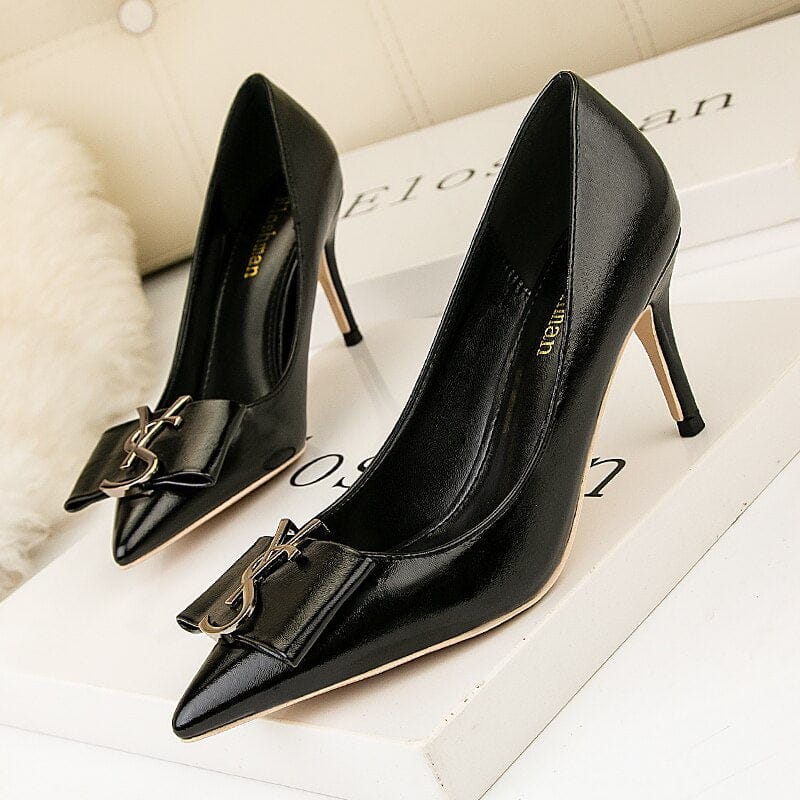 Women's Leather Pointed  Fashion Brand High Heels Sandals BENNYS 
